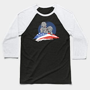 American dogs flag Baseball T-Shirt